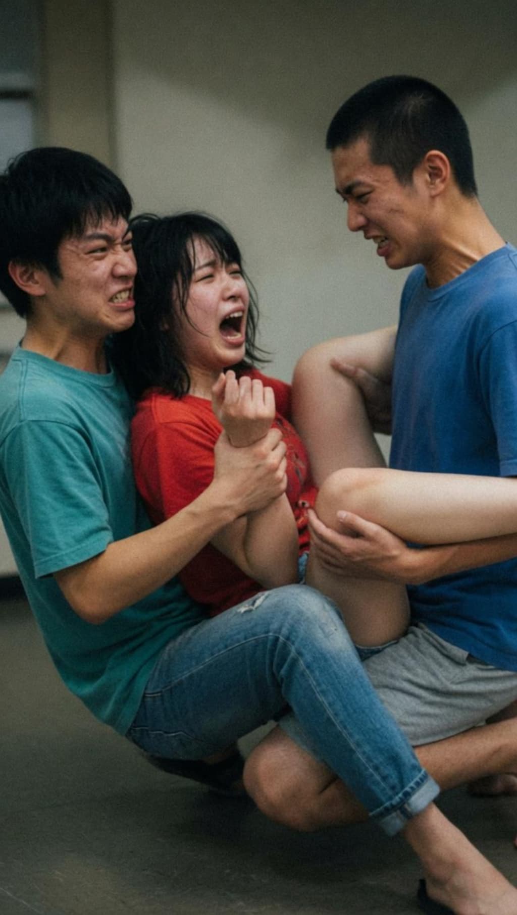 抑えとけ…っ！