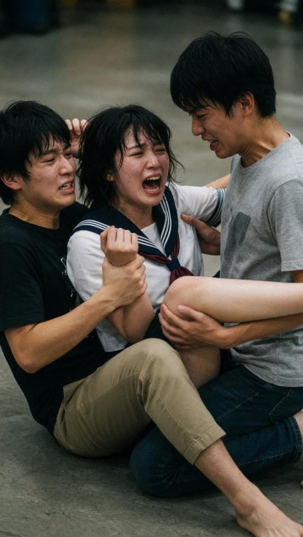 抑えとけ…っ！
