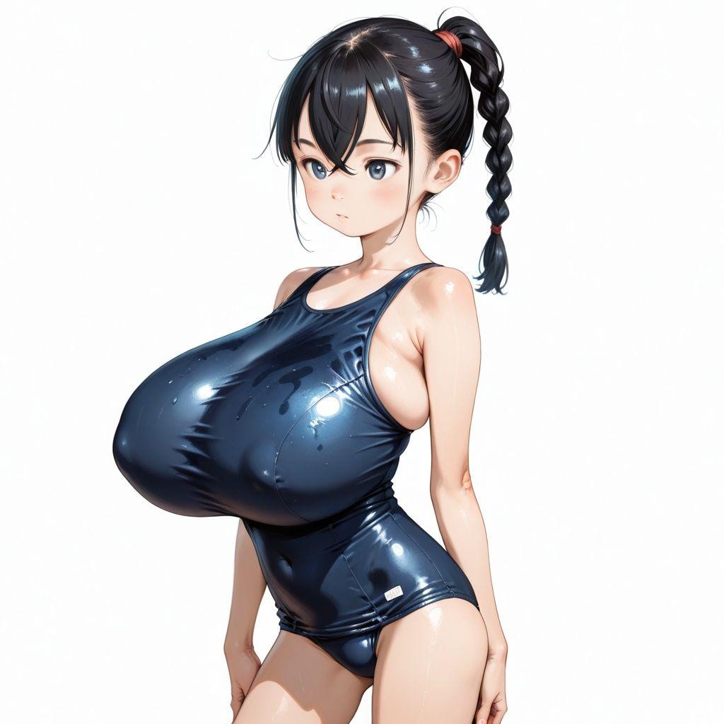 爆乳スク水