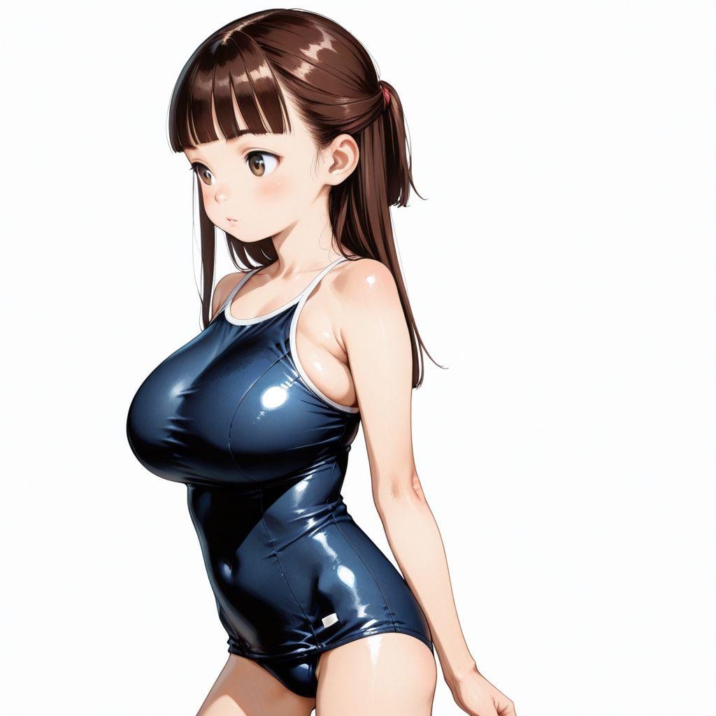 爆乳スク水