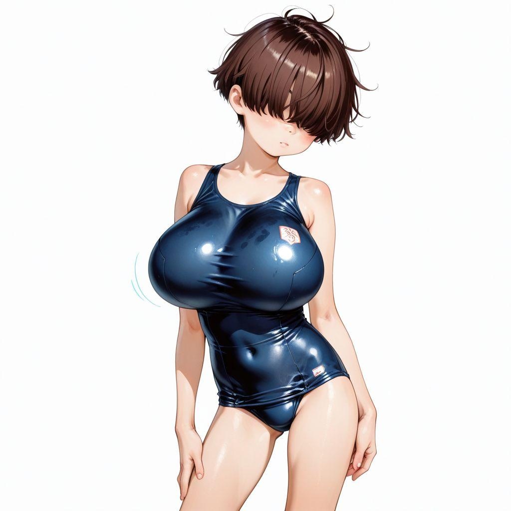 爆乳スク水