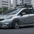 日産ノート軍用車　レーザーキャノン搭載 3枚目