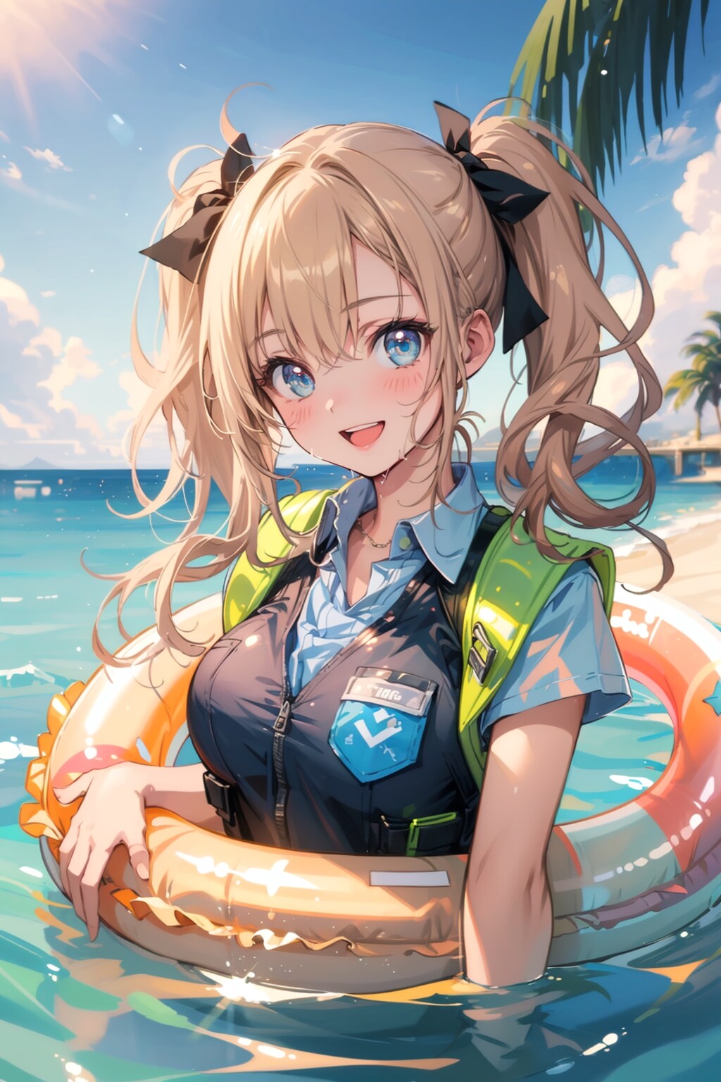 海へドボーン！