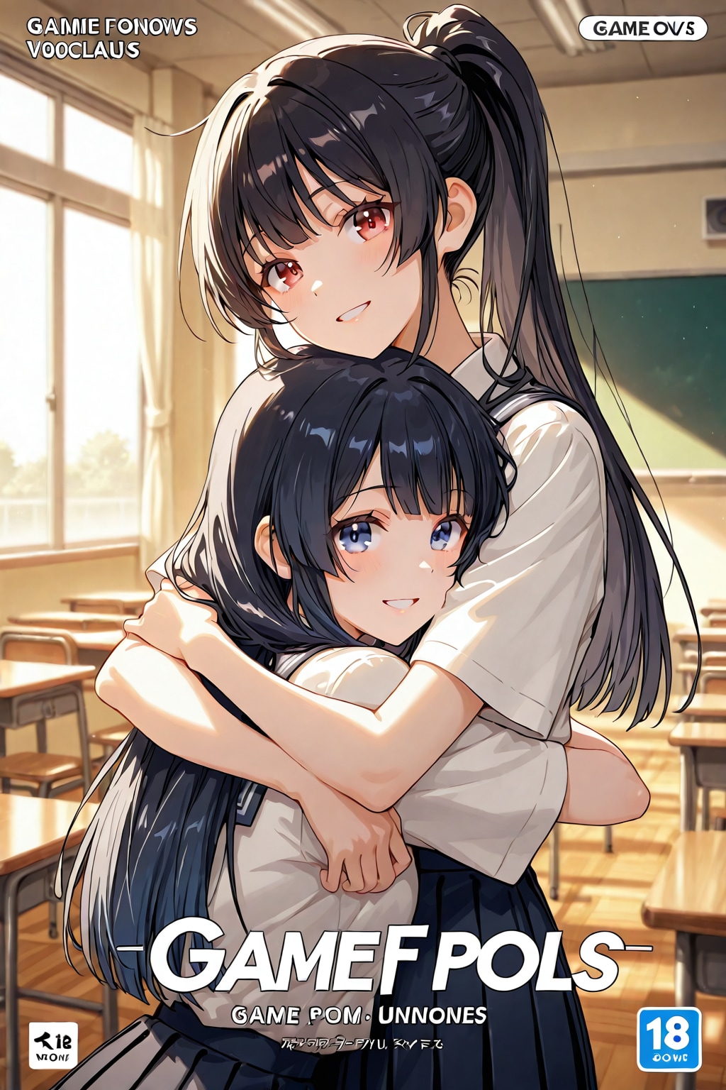 某dvdパッケージ風。正方形の方が良かったのかも。百合