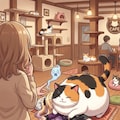 みんなで猫カフェ訪問(企画参加) 3枚目