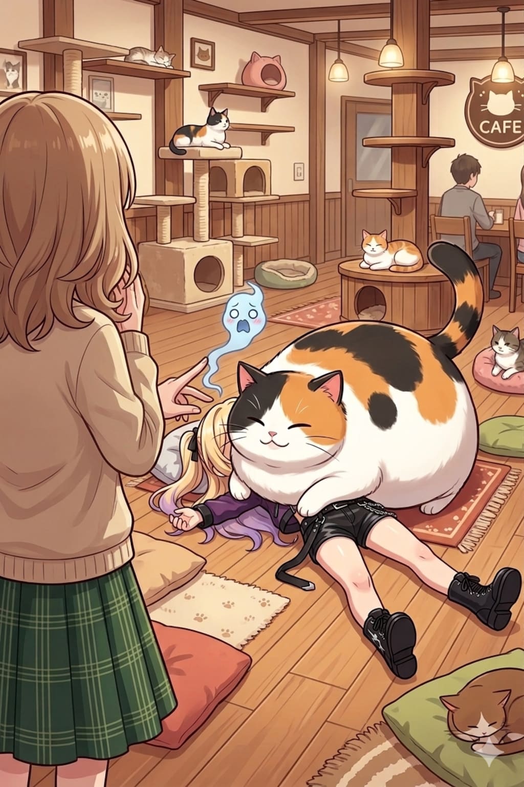 みんなで猫カフェ訪問(企画参加)