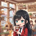 みんなで猫カフェ訪問(企画参加) 4枚目