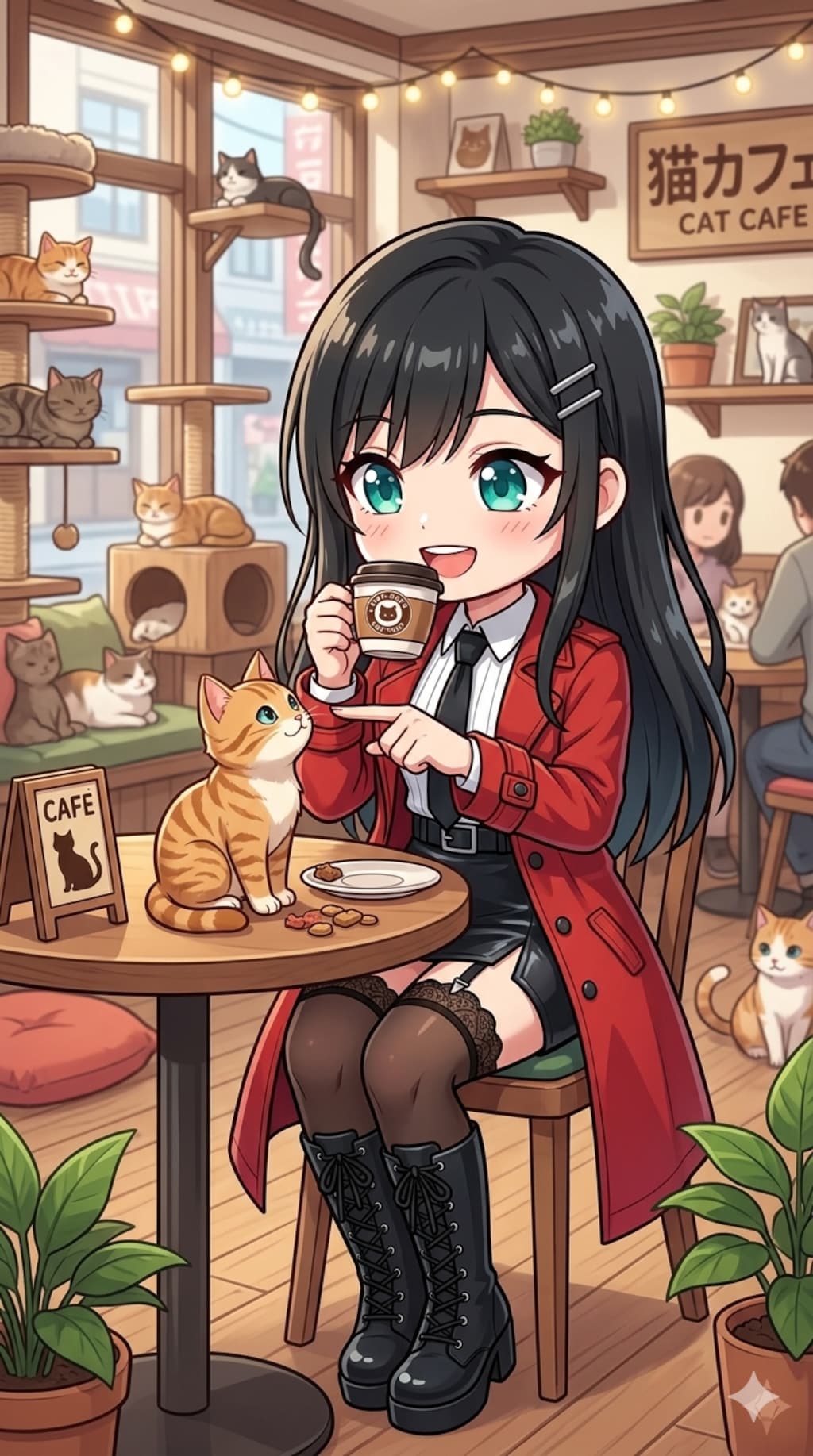 みんなで猫カフェ訪問(企画参加)