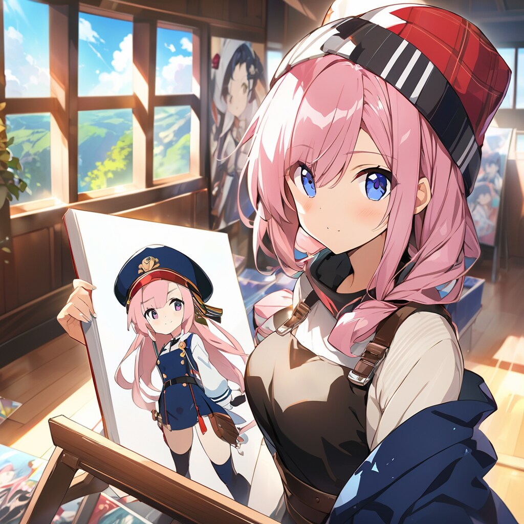 絵が完成〜