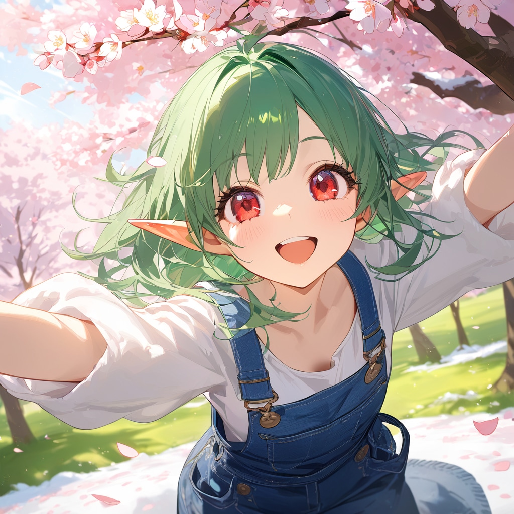 春が来たよぉ～♡ | の人気AIイラスト・グラビア