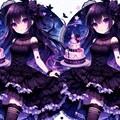 黒髪ツーサイドアップで、黒ゴスロリなうちの子と、ケーキ★その1-2(10枚) 10枚目