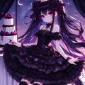 黒髪ツーサイドアップで、黒ゴスロリなうちの子と、ケーキ★その1-2(10枚) 2枚目