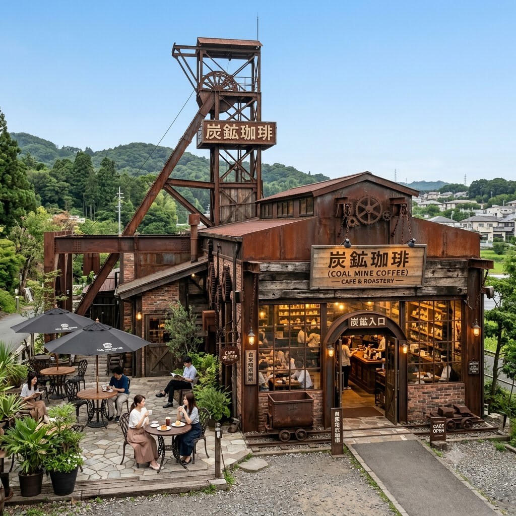 炭鉱っぽい喫茶店