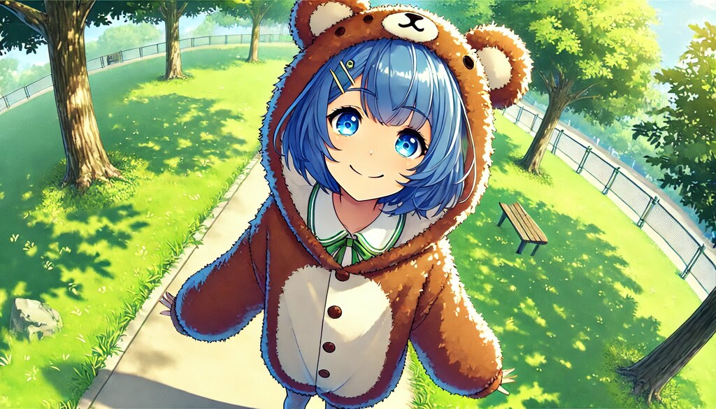 くまの着ぐるみ