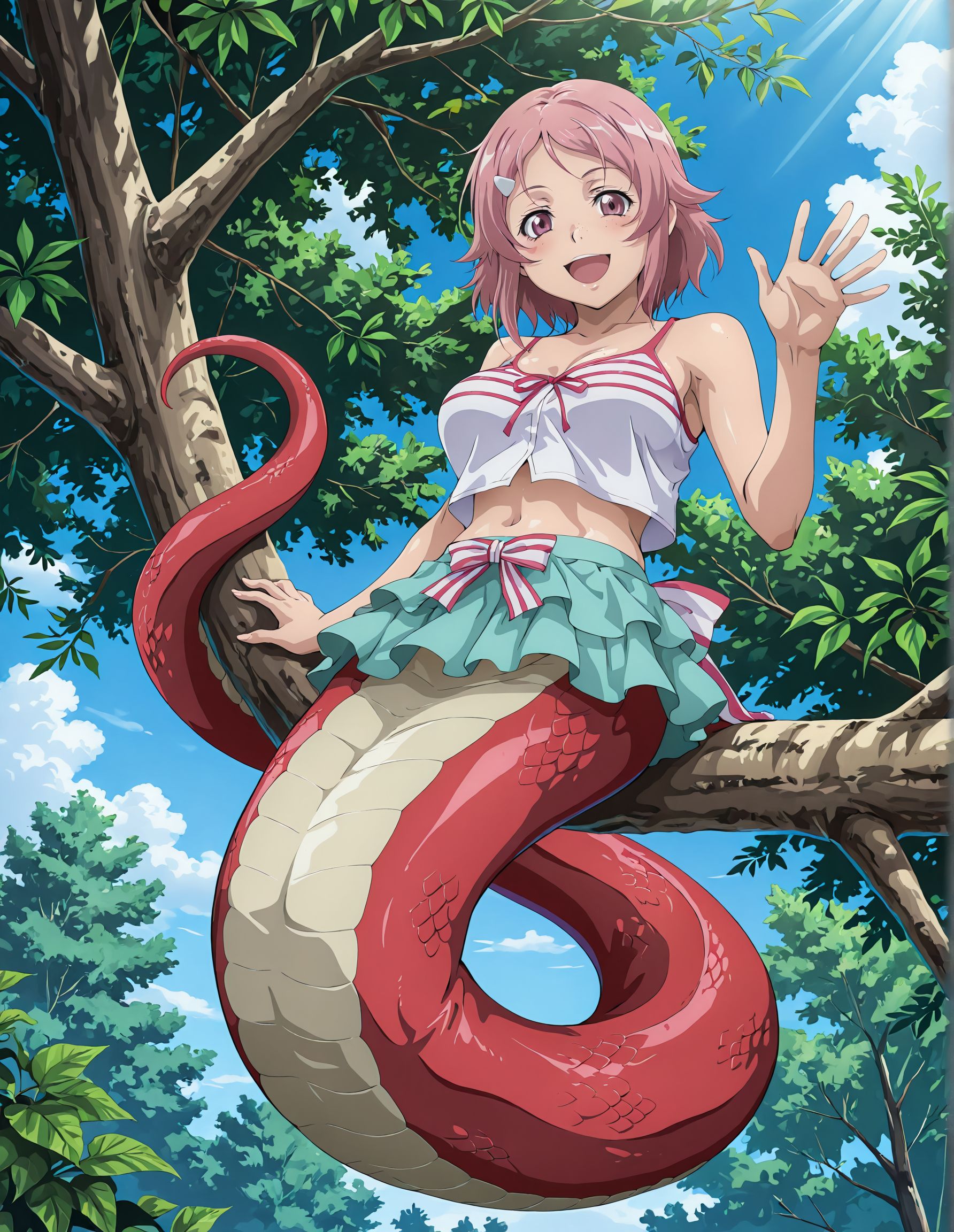 ラミア化( ´∀｀)σ)∀`) | の人気AIイラスト・グラビア