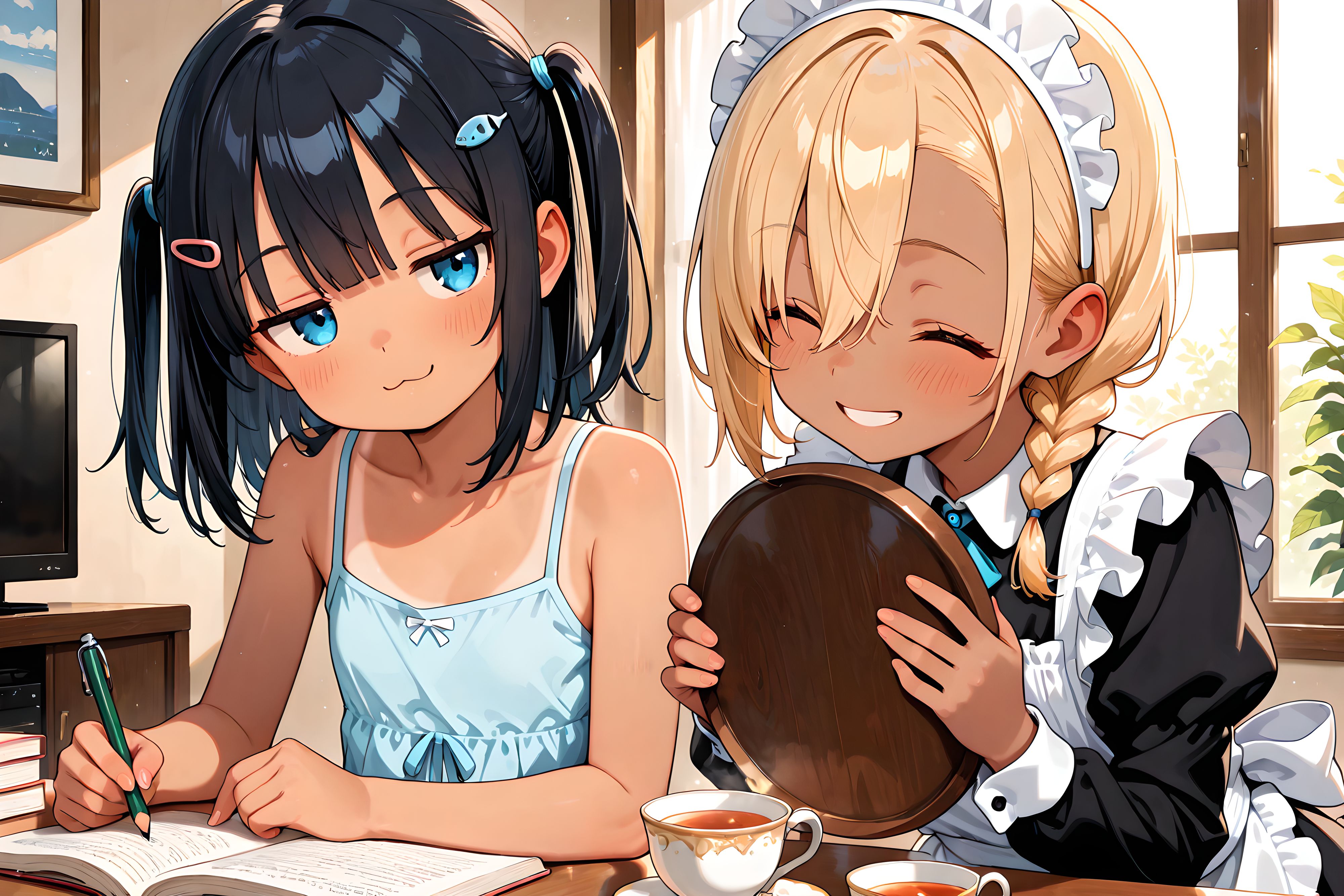 海野家の日常 | の人気AIイラスト・グラビア