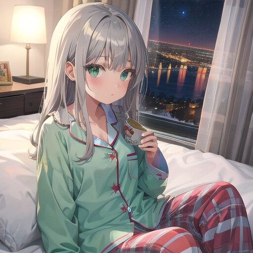 夜更かしする