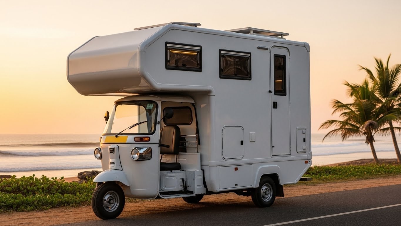 オート三輪キャンピングカー | の人気AIイラスト・グラビア