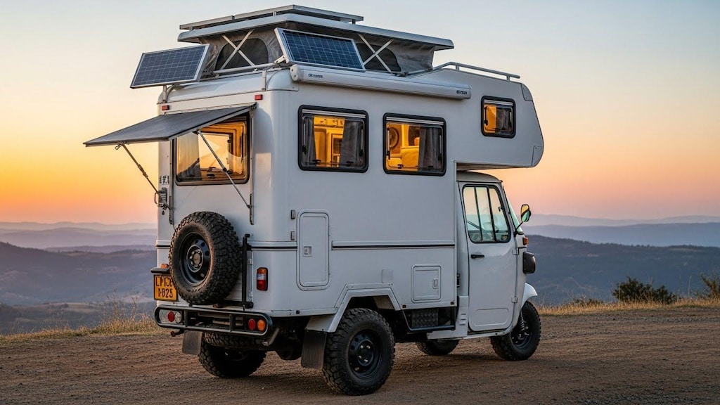 オート三輪キャンピングカー