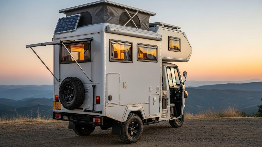 オート三輪キャンピングカー