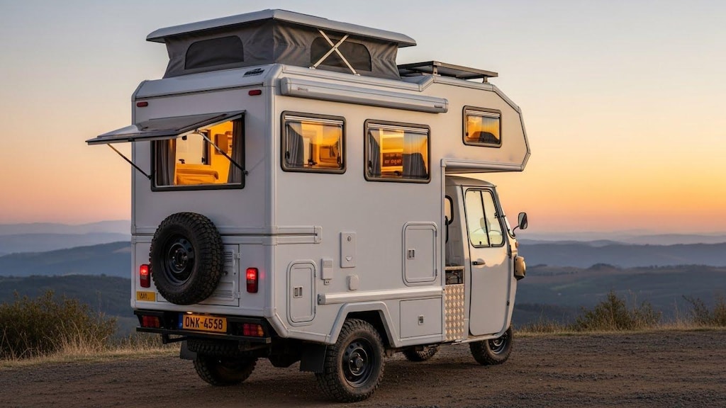 オート三輪キャンピングカー