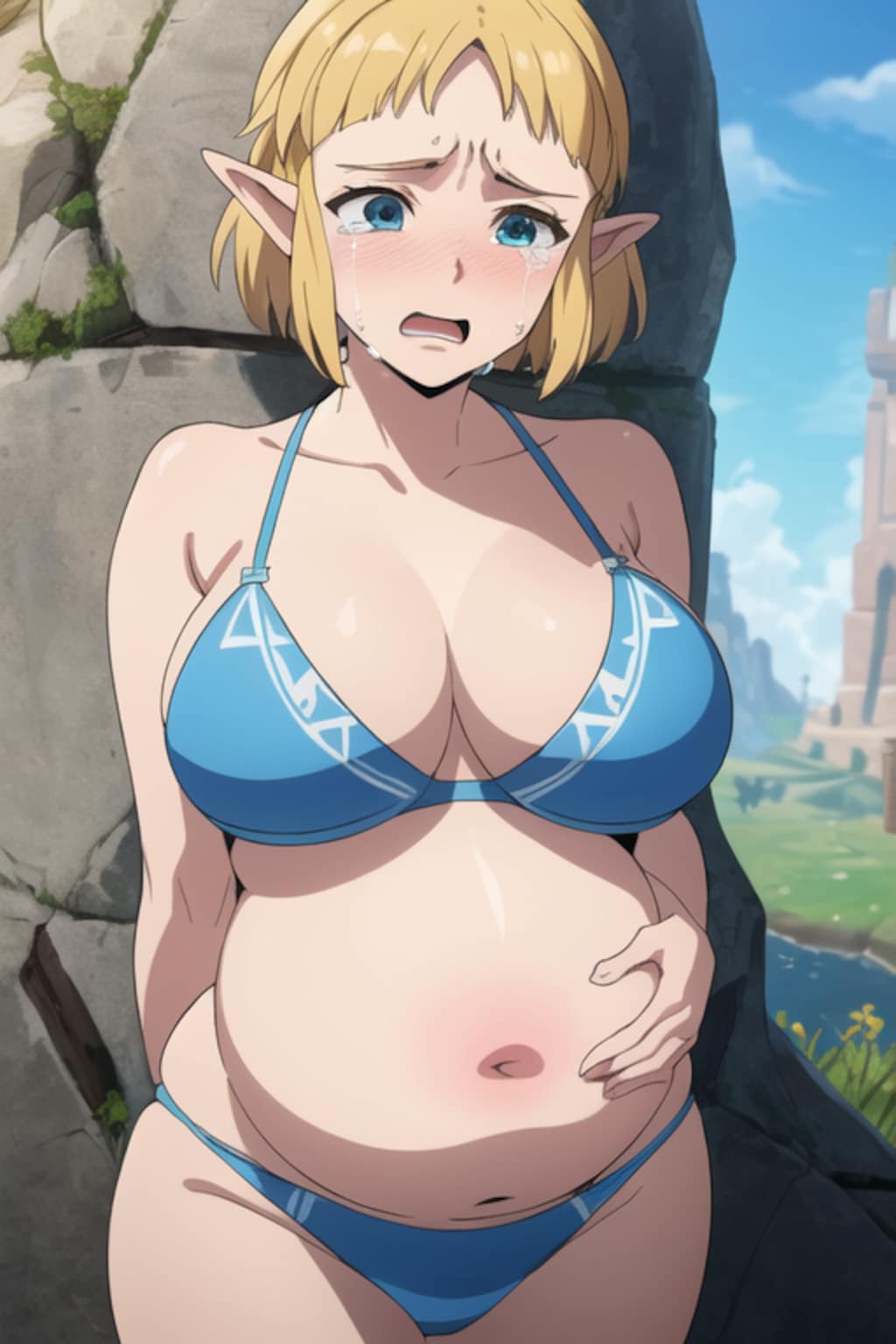 敗北ゼルダ姫妊娠