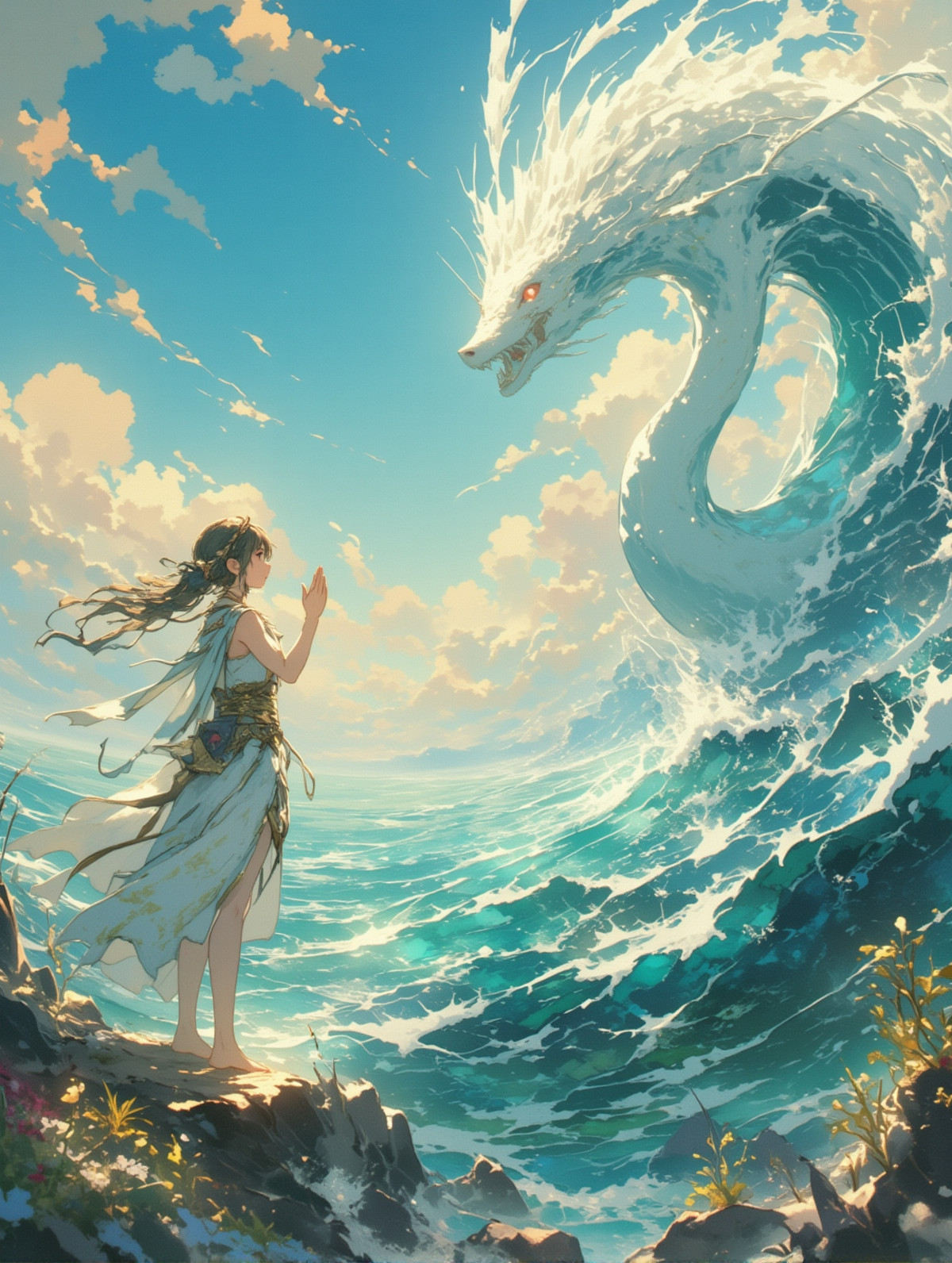 海の巫女_48 | の人気AIイラスト・グラビア