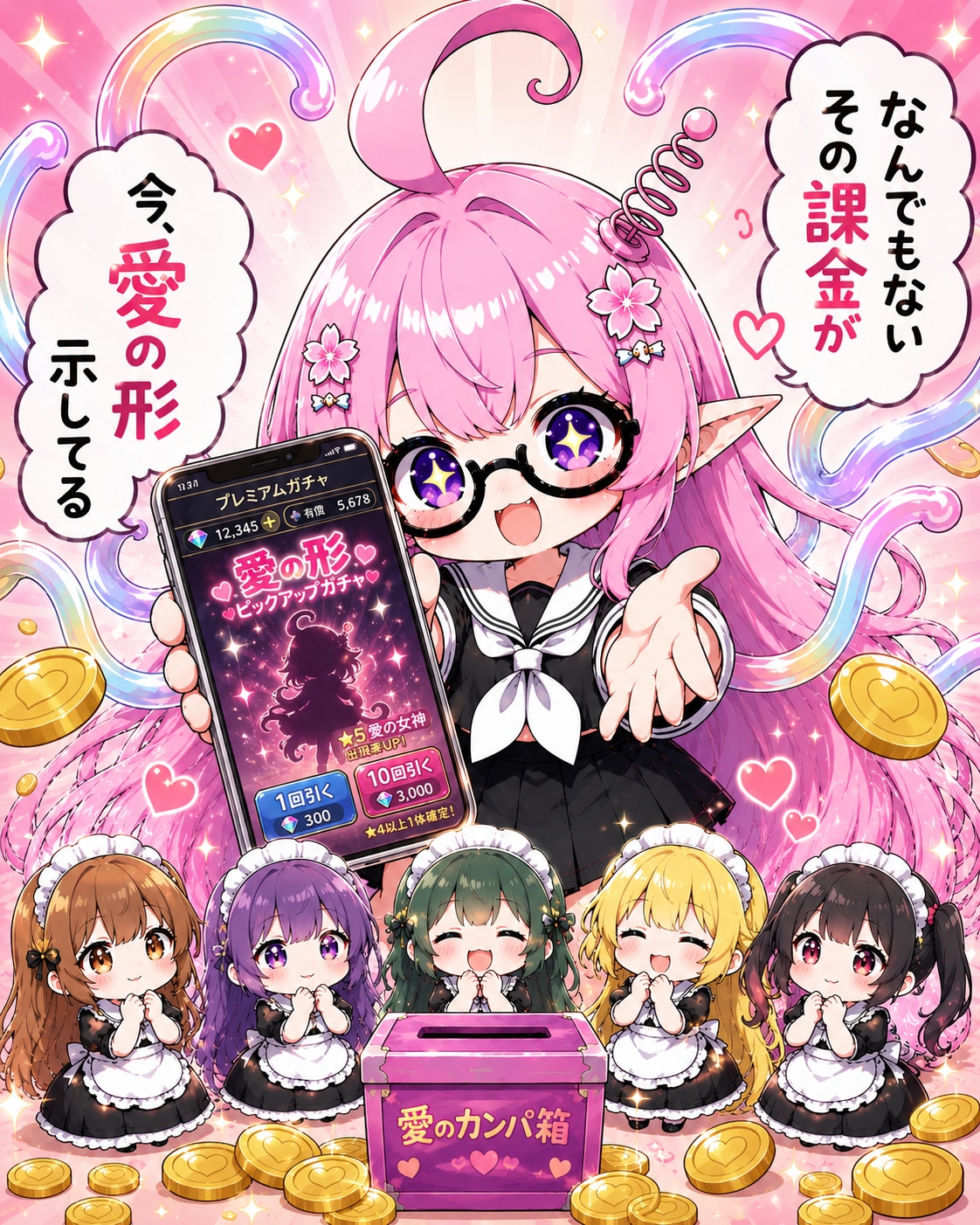 なんでもないその課金が 今、愛の形 示してる