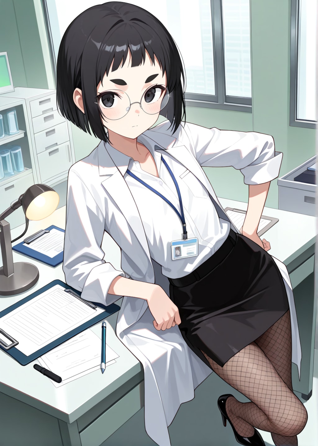 研修医なのに強気なめがねちゃん