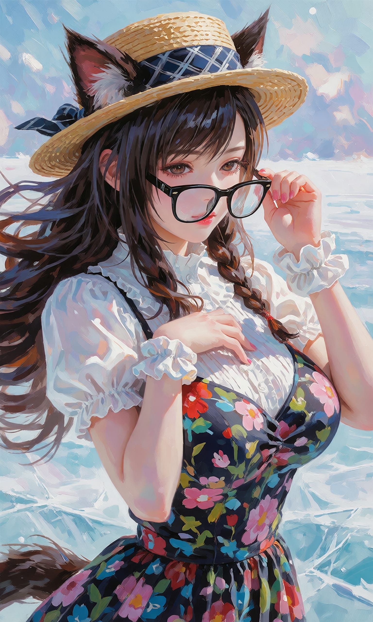 花柄ワンピティファさん