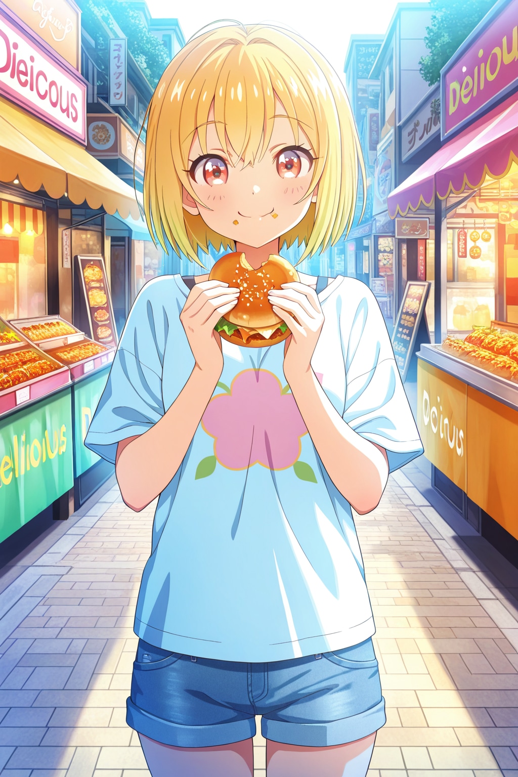 食べ歩き | の人気AIイラスト・グラビア