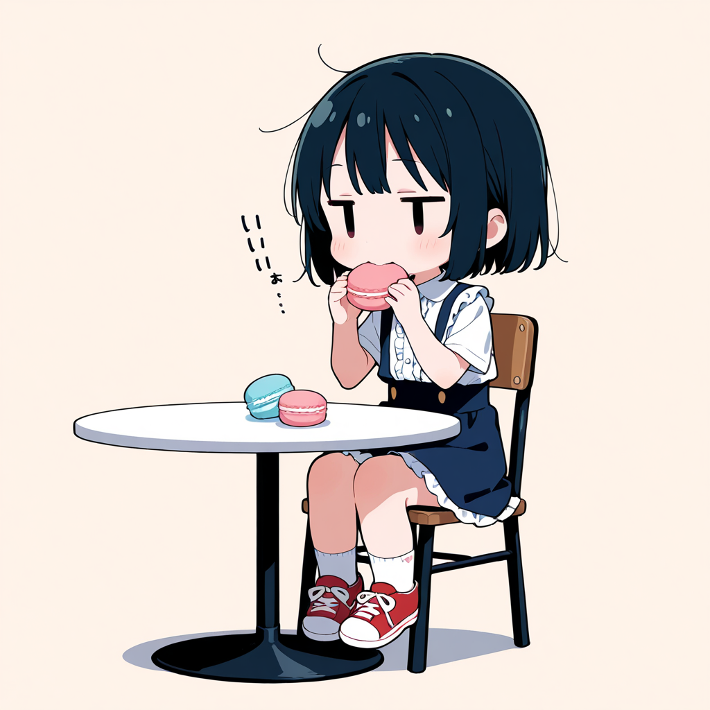 マカロンを食べる | の人気AIイラスト・グラビア