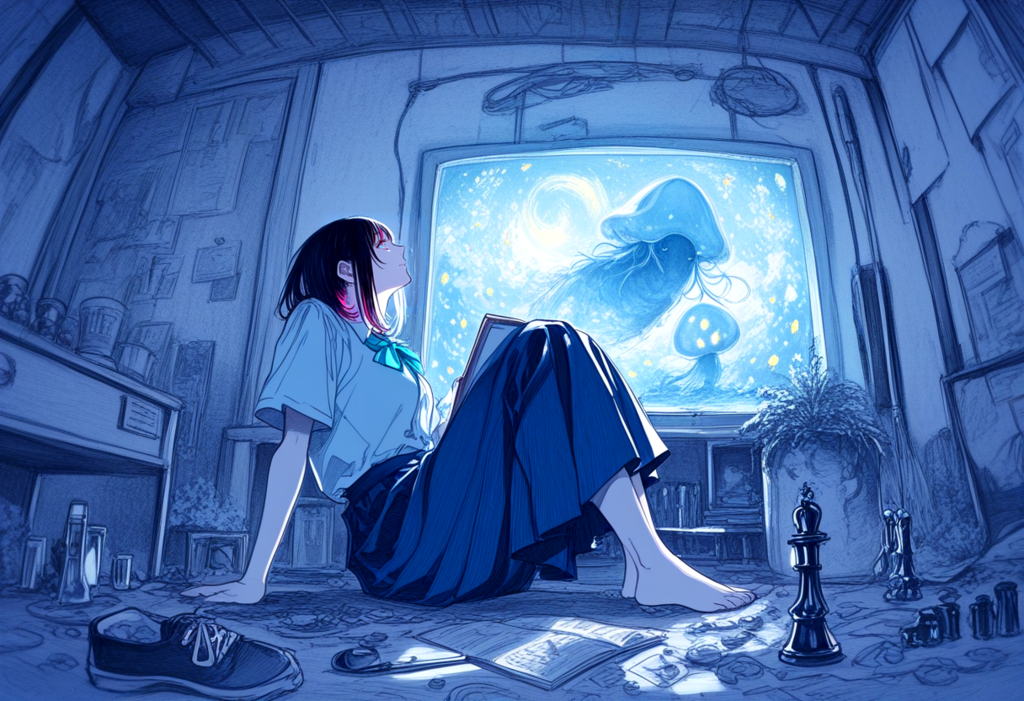 青の世界に目覚め