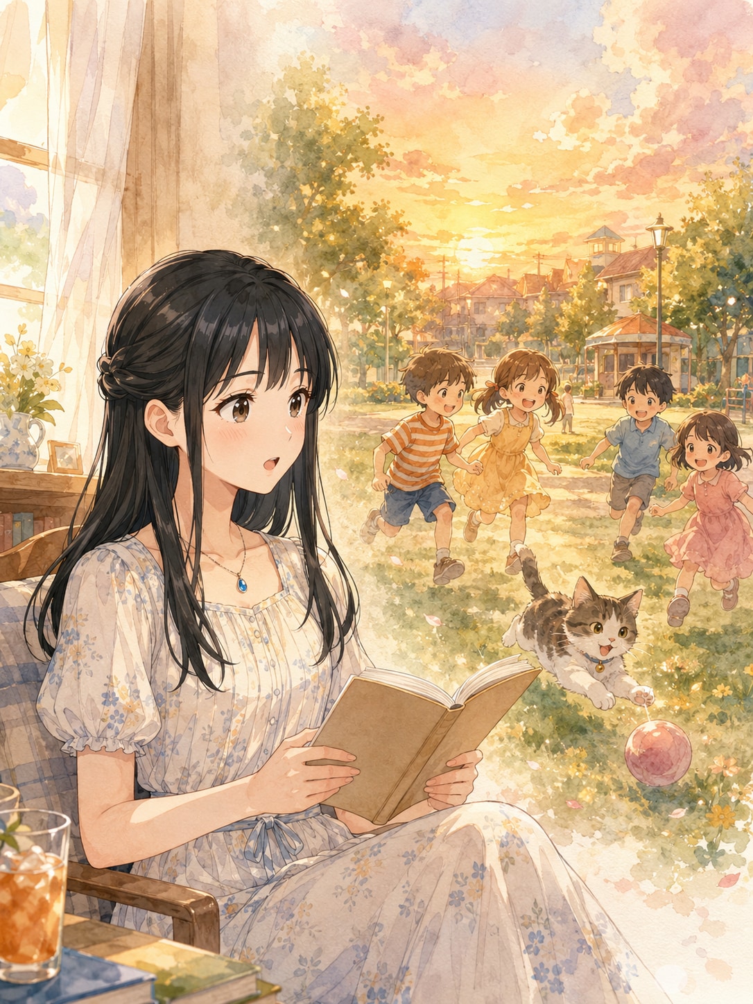 本屋の女性 2 | の人気AIイラスト・グラビア