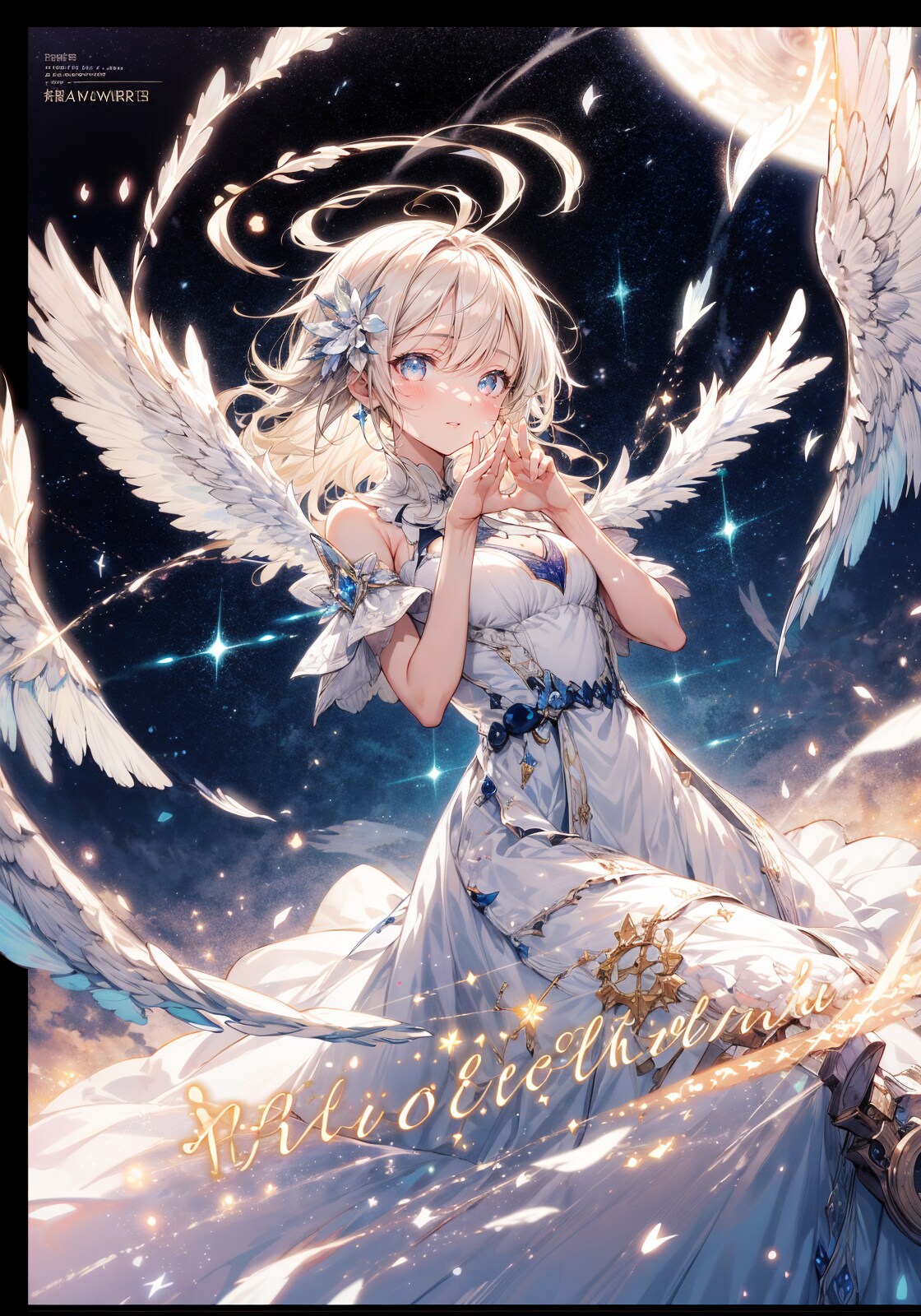 パーティクル天使 | の人気AIイラスト・グラビア