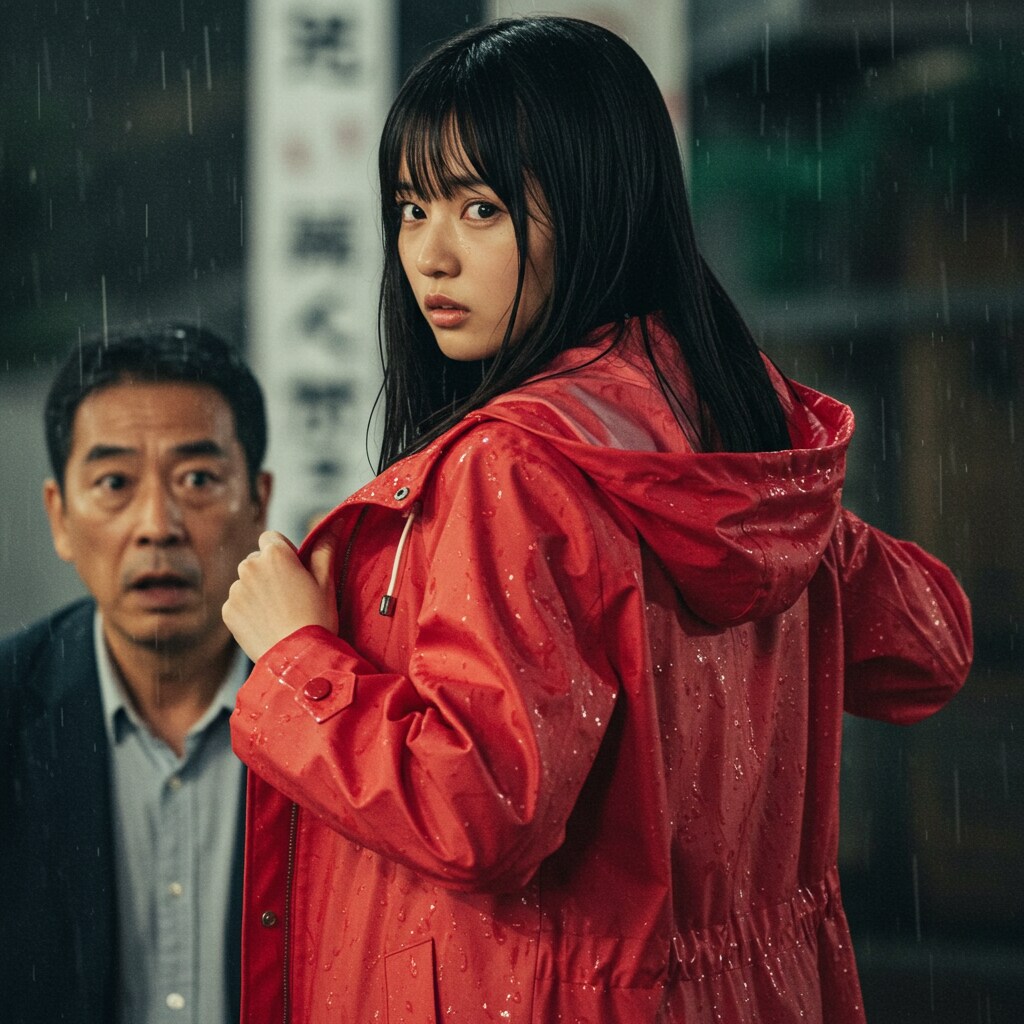 雨の日の女