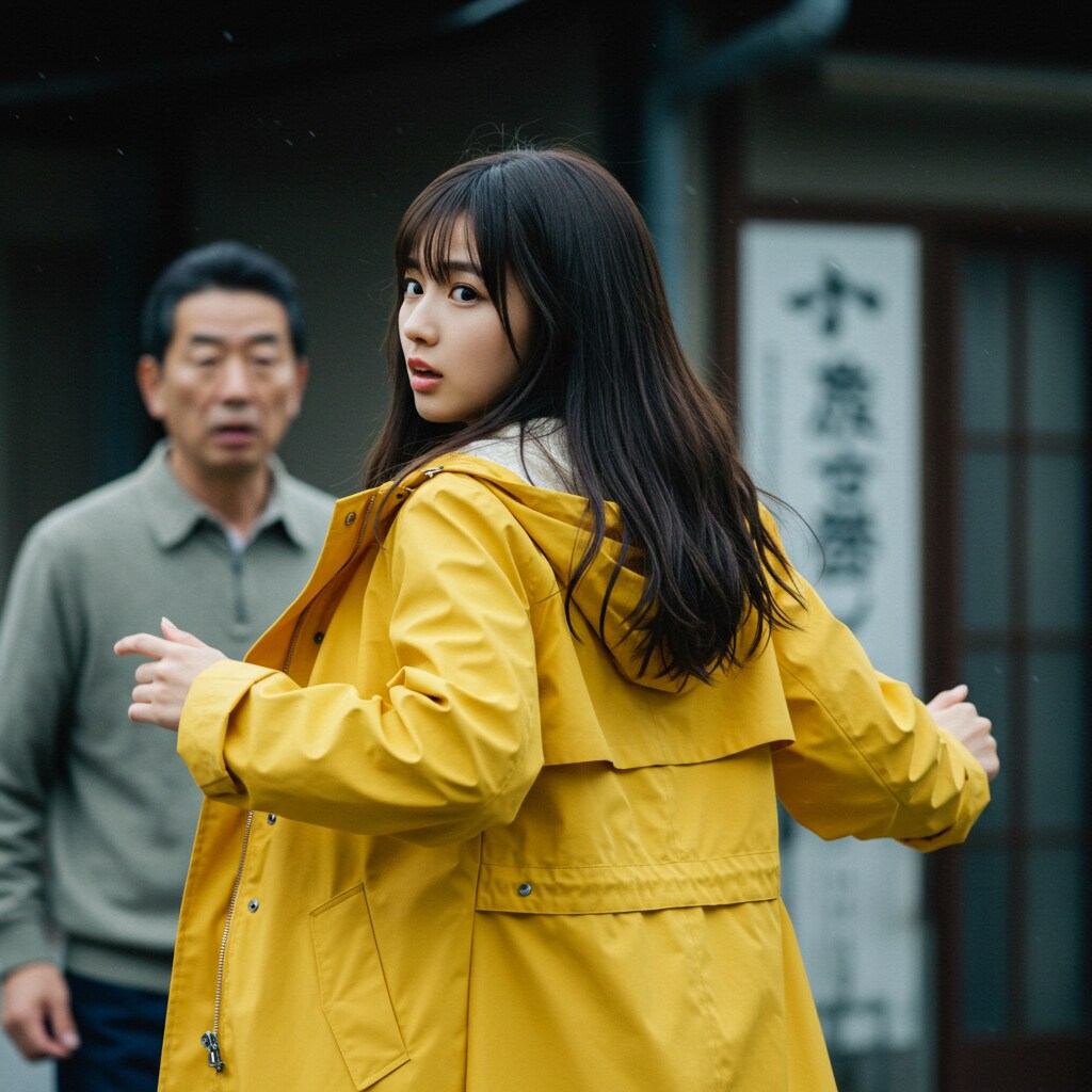 雨の日の女