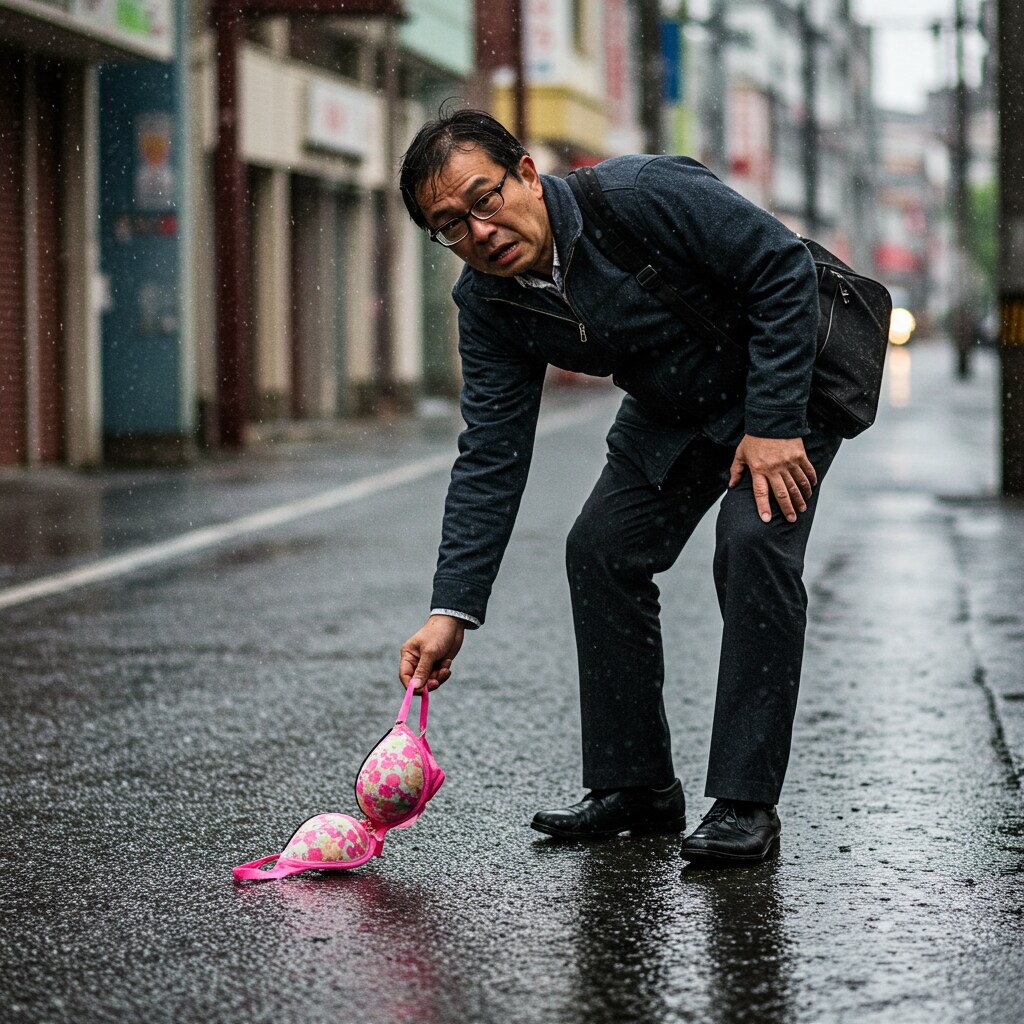 雨の日の女