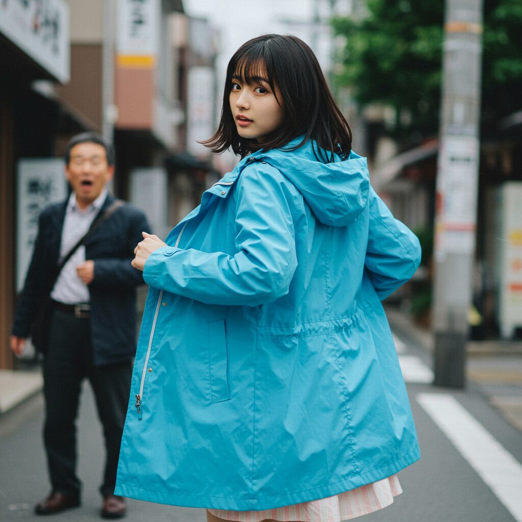 雨の日の女
