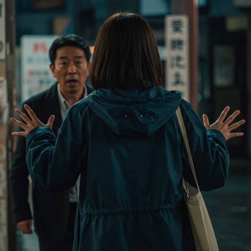雨の日の女