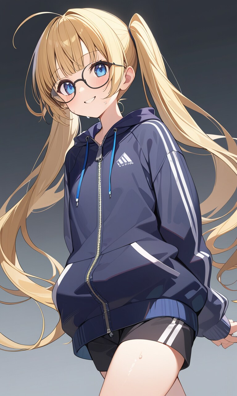アホ毛ジャージ娘