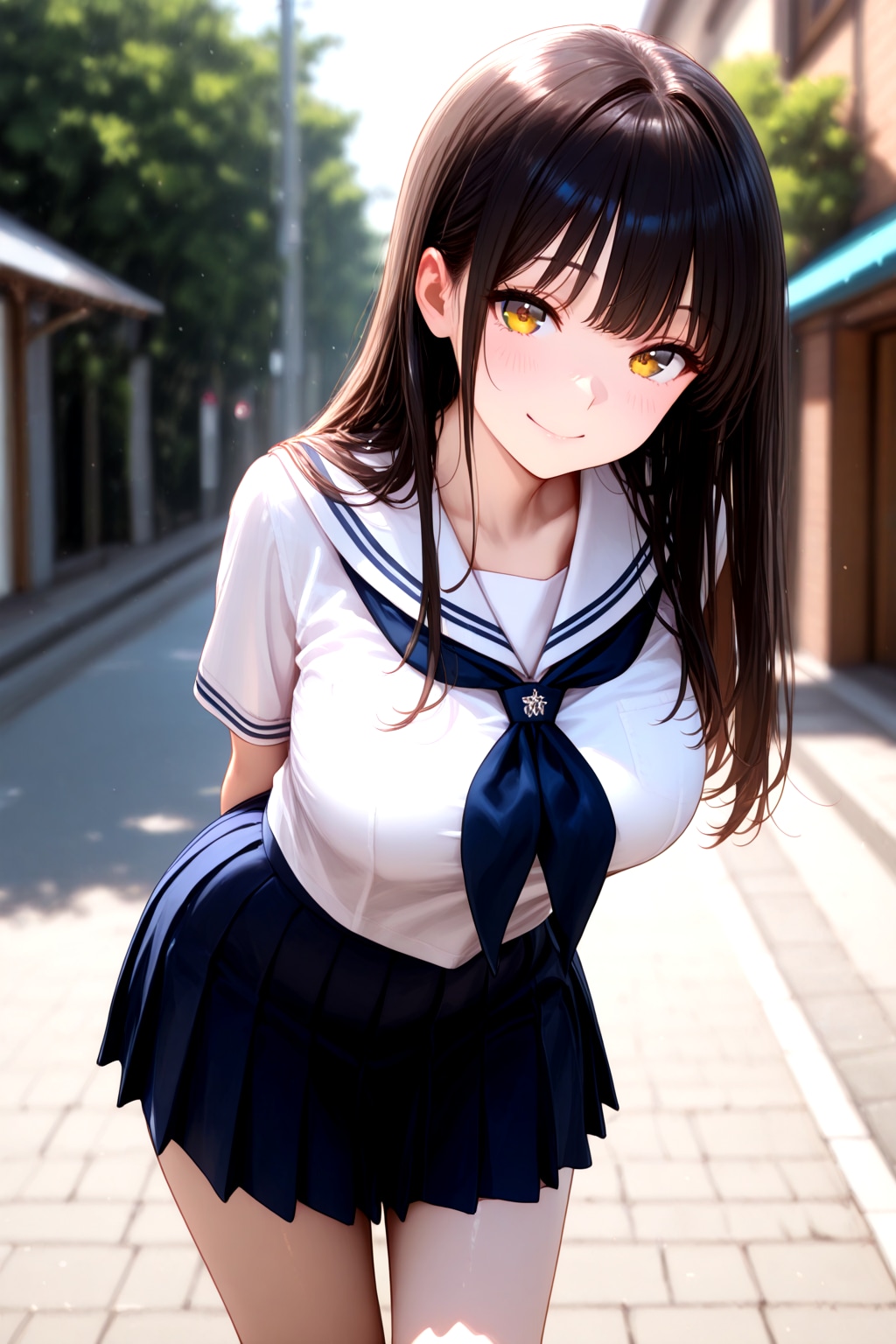 212（白い襟のセーラー服）