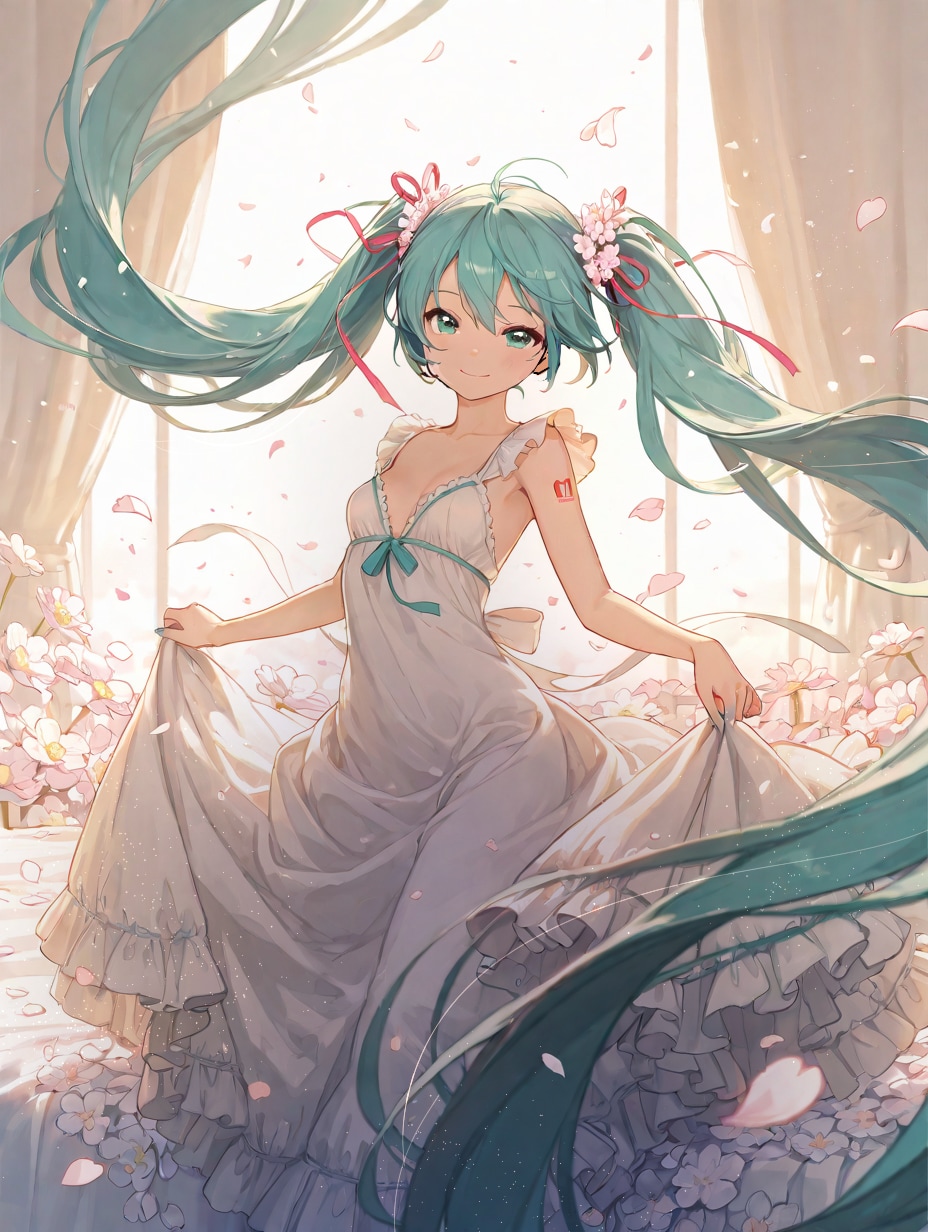 花びらのベッド | の人気AIイラスト・グラビア