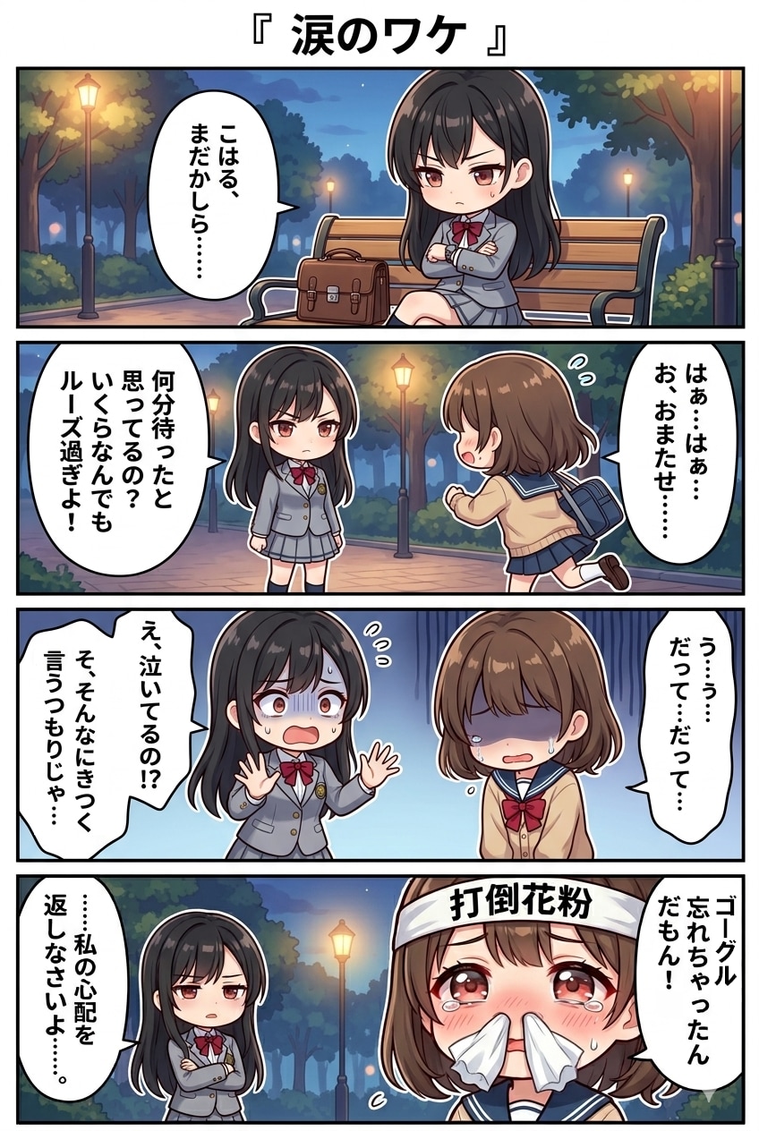 『 涙のワケ 』