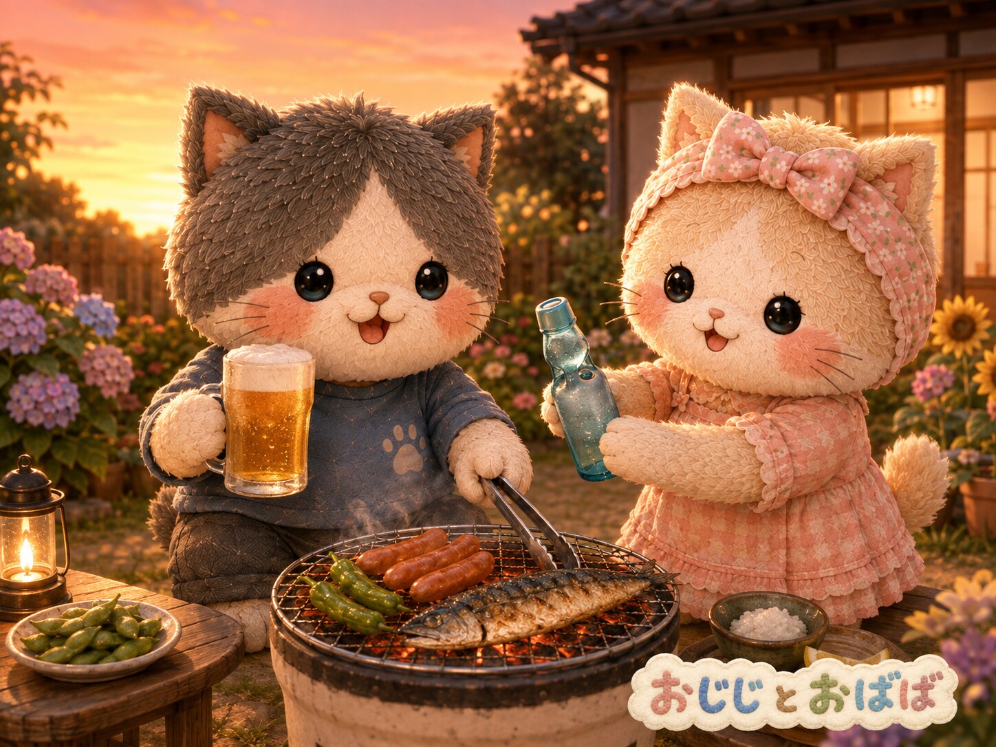 お庭でかんぱい！