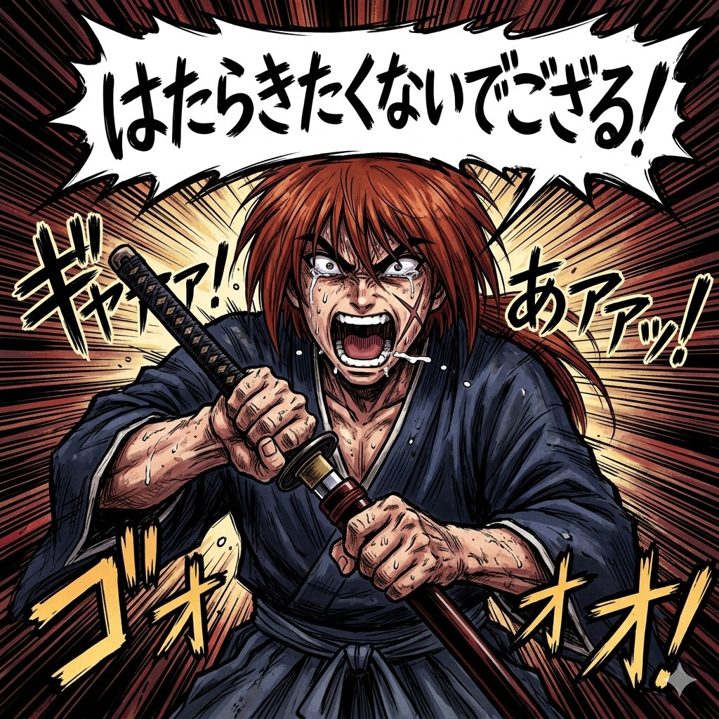 はたらきたくないでござる！
