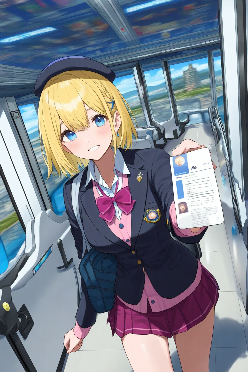 真顔で掲げる、それを