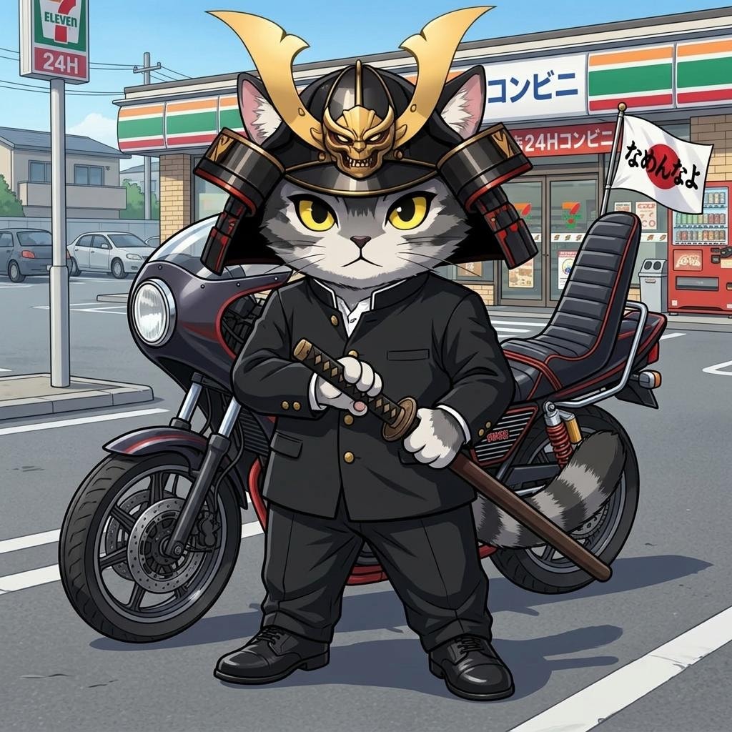 なめ猫侍
