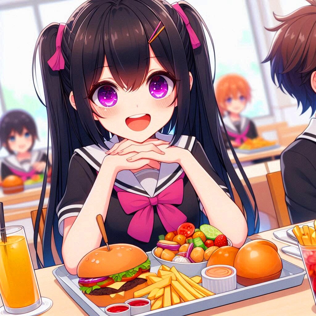 お子様ランチと、うちの子♪その1-1(7枚)