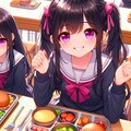 お子様ランチと、うちの子♪その1-1(7枚) 2枚目